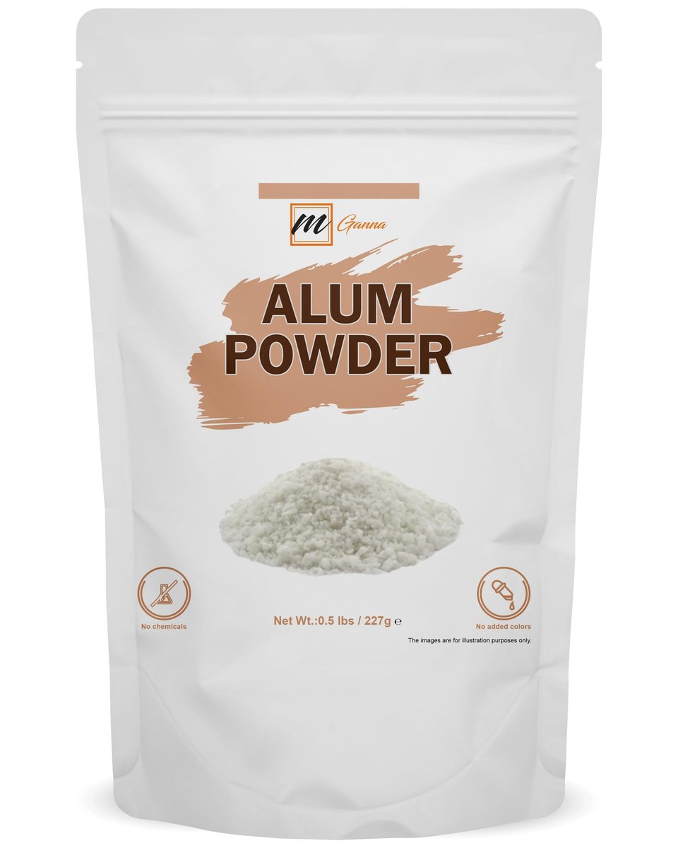 mGanna 100% natürliches Alaunpulver für Haut- und Gesundheitspflege 100 g / 0,22 Pfund