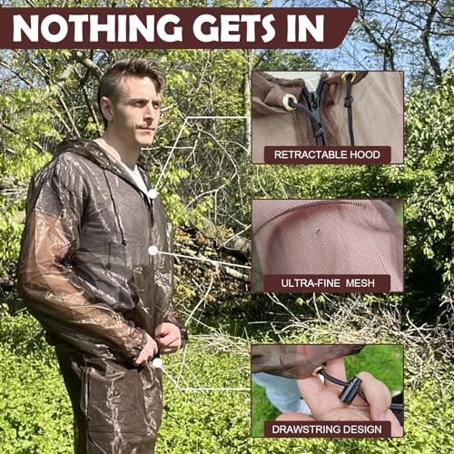 Aventik Mückenjacke & Mückenhose – No-See-Um Mesh, superleicht, kühl & UV-Schutz