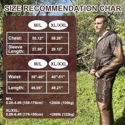 Aventik Mückenjacke & Mückenhose – No-See-Um Mesh, superleicht, kühl & UV-Schutz