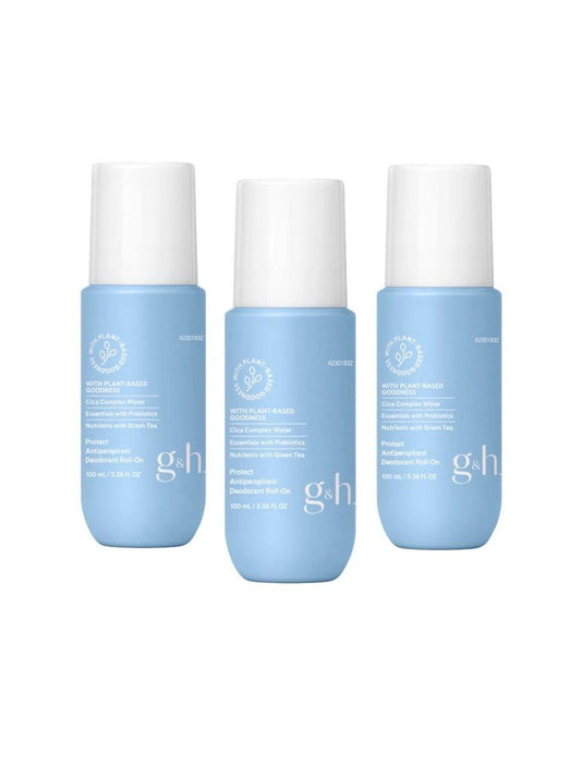 G&H Protect Deodorant & Anti-Perspirant Roll-on 100 ml – 3er-Pack (Neue Verpackung)