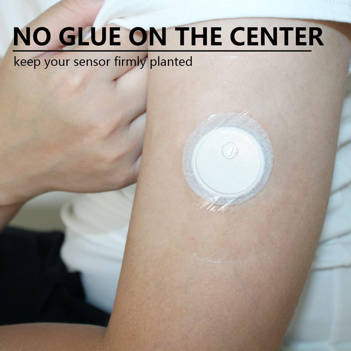 Sensor Covers für Libre 3, wasserdicht – 60er-Pack Overpatch für Libre 3 Plus, transparente CGM-Klebepflaster, haltbar bis 14 Tage – ohne Loch – HECHUAN