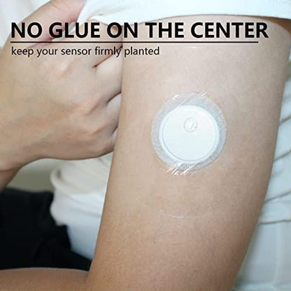 Sensor Covers für Libre 3, wasserdicht – 60er-Pack Overpatch für Libre 3 Plus, transparente CGM-Klebepflaster, haltbar bis 14 Tage – ohne Loch – HECHUAN