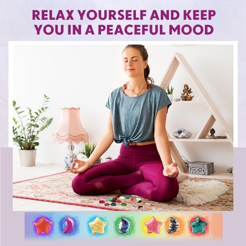 Nuenen 30er Set Sorgensteine Bulk Mond-Stern geformte Kristalle Geschenke für Mutter Edelstein-Sterne Bulk Handgeschnitzte Daumensteine für DIY Hexenzubehör Hochzeitsdekoration (Elegante Farben)