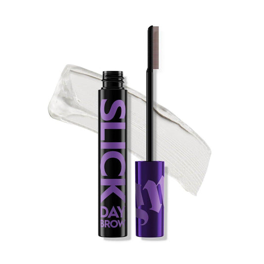 Urban Decay Slick Day Starker Halt Klarer Augenbrauen Gel – Laminierte, angehobene Brauen, bis zu 24 Std. Halt, wasserbasiertes Wachs, schuppenfrei, kein weißer Film, trocknet klar, vegan – 0,23 fl oz