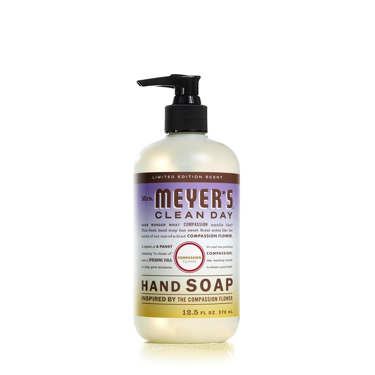 MRS. MEYER'S CLEAN DAY Handseife, Compassion Flower Duft, 473 ml Flasche
