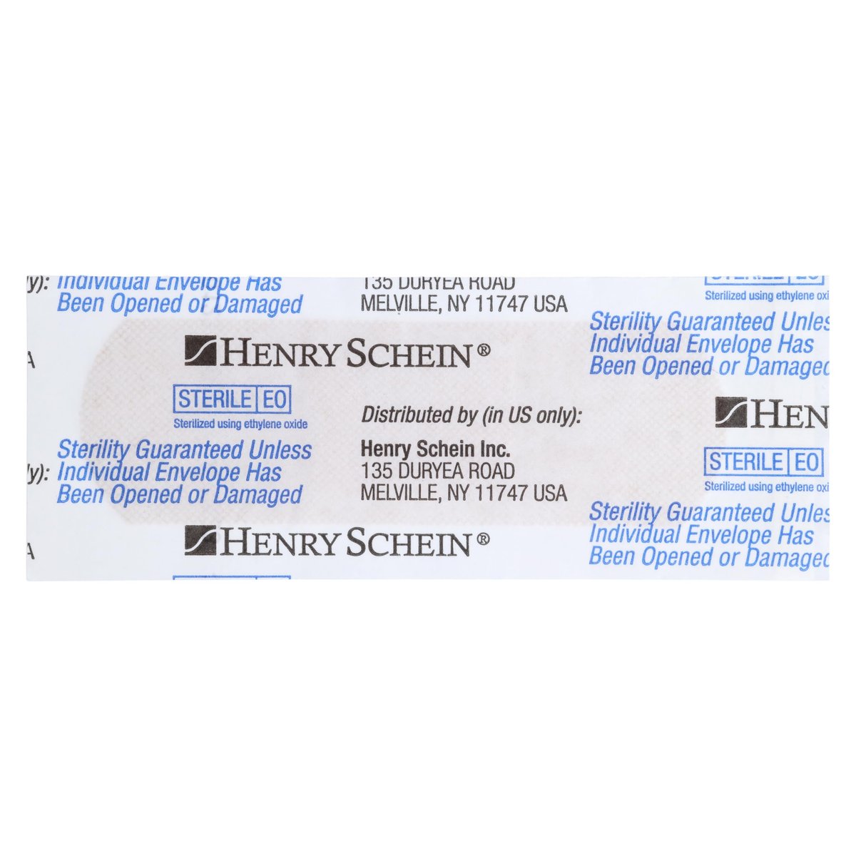 Henry Schein Haftende Mullbindenstreifen, 1" x 3", steril, Box mit 100 Stück