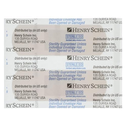 Henry Schein Haftende Mullbindenstreifen, 1" x 3", steril, Box mit 100 Stück