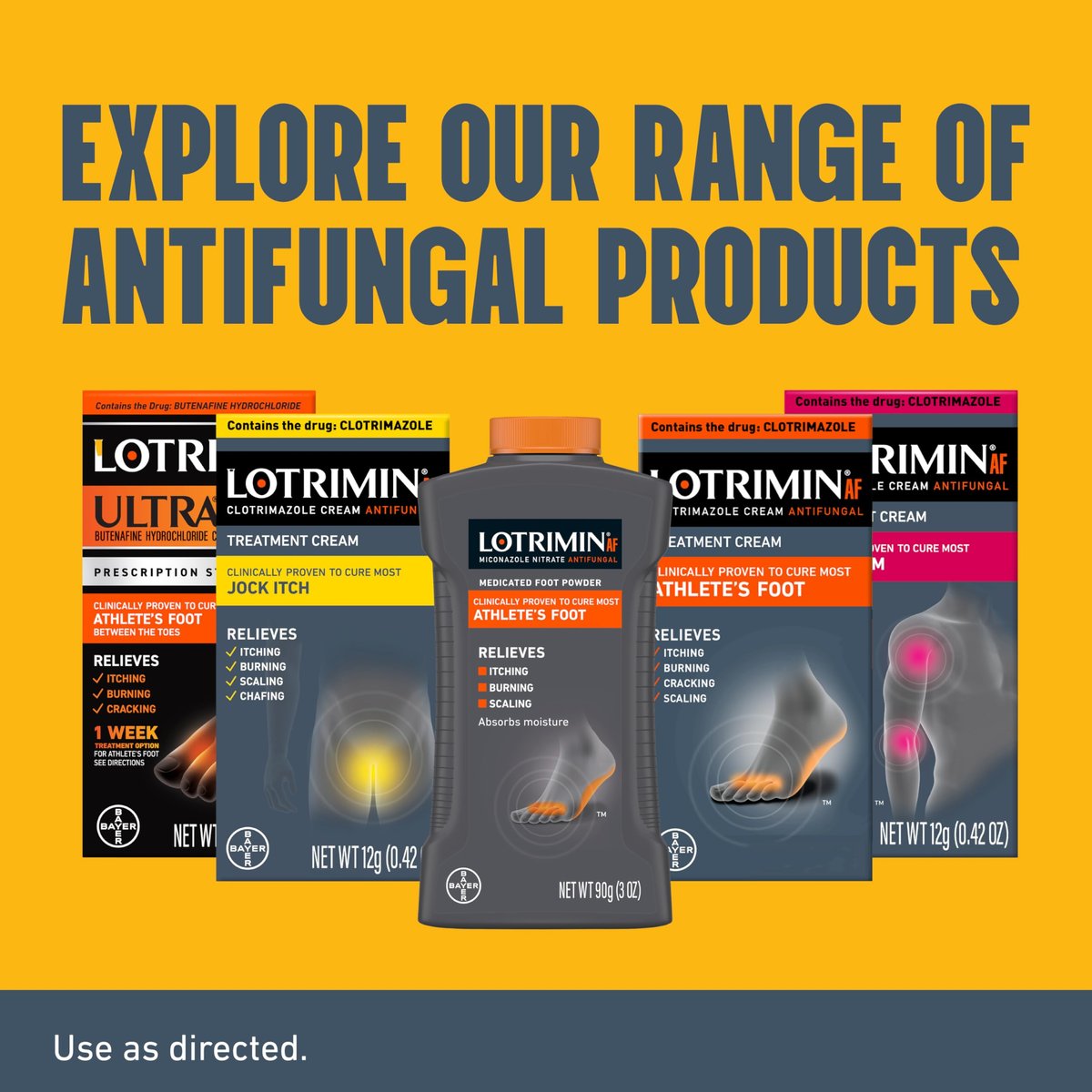 Lotrimin Ultra Antifungal Jock Itch Creme mit Butenafinhydrochlorid – Behandlung für Männer, Frauen und Kinder ab 12 Jahren, 30 g Tube