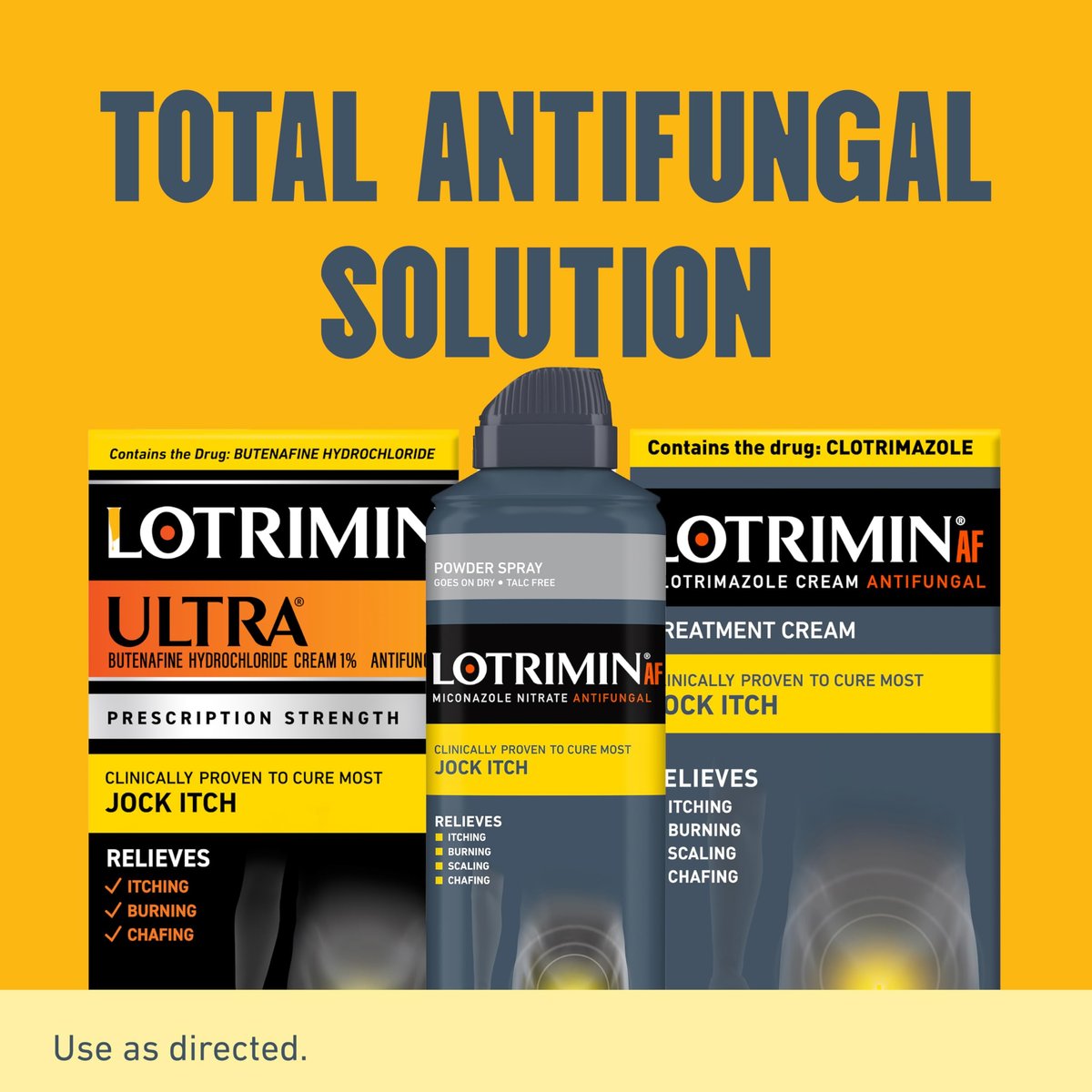 Lotrimin Ultra Antifungal Jock Itch Creme mit Butenafinhydrochlorid – Behandlung für Männer, Frauen und Kinder ab 12 Jahren, 30 g Tube