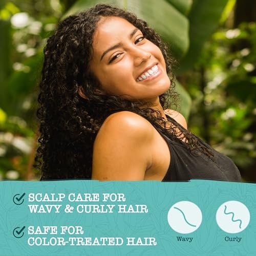 Maui Moisture Scalp Care Beruhigendes & Stärkendes Haar-Serum mit Rosmarinöl, Lockenserum mit Aloe Vera, hilft trockener Kopfhaut vorzubeugen und das Haar zu stärken, silikonfrei, 3,3 Fl. Oz
