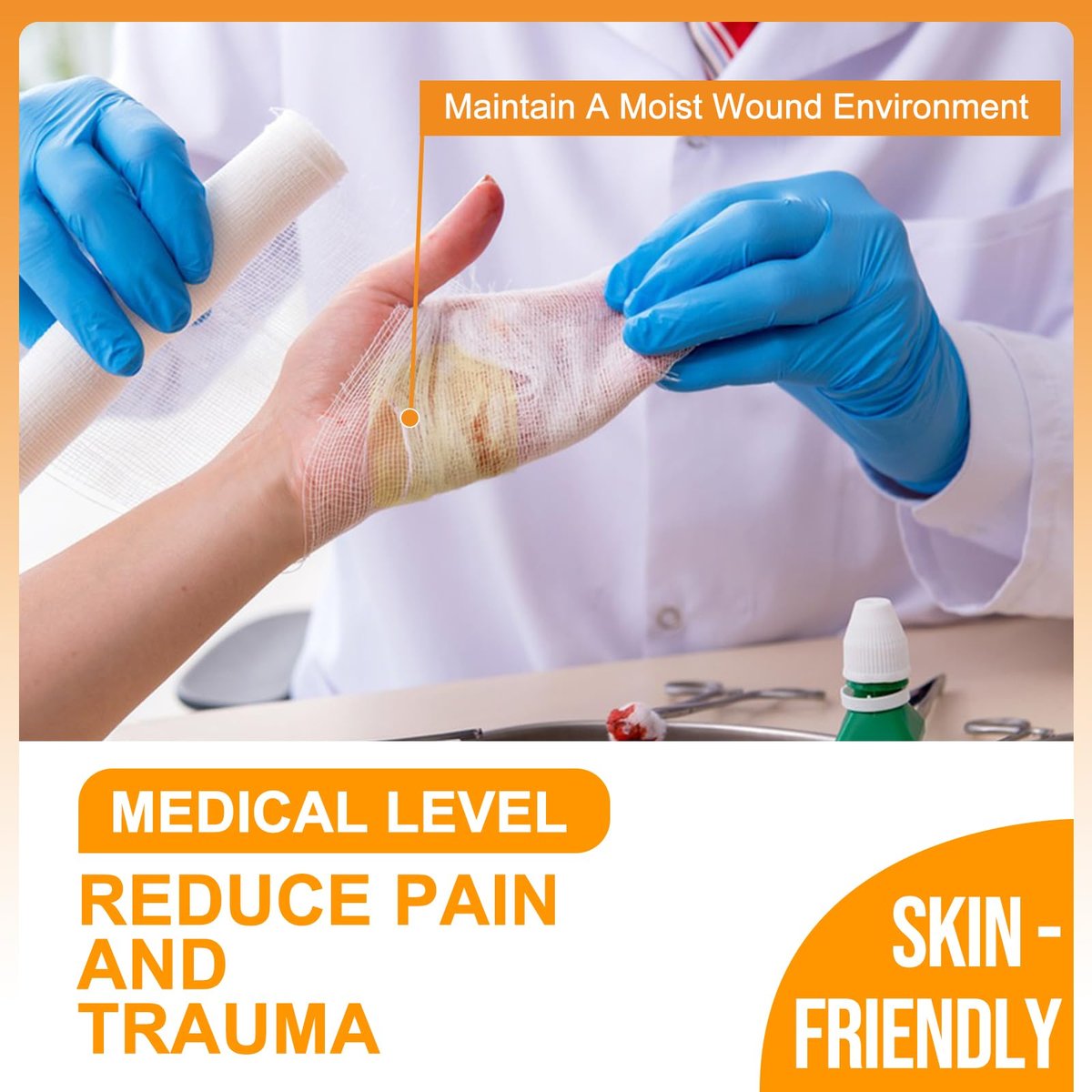 Carbou Medical Xeroform Petrolatum Verband 2"x2" – 25 einzeln verpackte, nicht haftende Gaze-Pads für Wundversorgung, Verbrennungen, Schürfwunden, Hauttransplantationen und chirurgische Schnitte