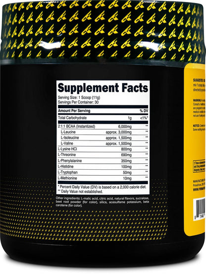Primaforce EAA Pulver (30 Portionen, Tropical Punch) – Essentielle Aminosäuren für Pre/Intra Workout und Erholung – Non-GMO und Glutenfrei