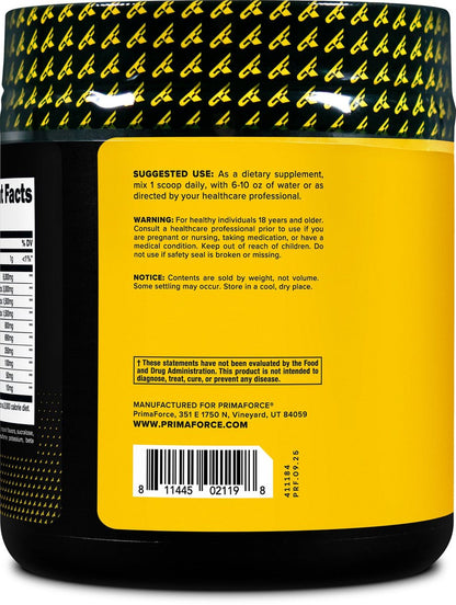 Primaforce EAA Pulver (30 Portionen, Tropical Punch) – Essentielle Aminosäuren für Pre/Intra Workout und Erholung – Non-GMO und Glutenfrei