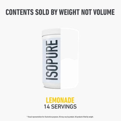 Isopure 20g Grass-Fed Collagen Peptides mit Biotin + Vitamin C – Unterstützt Haut, Haar, Nägel & Gelenke – Limonade, Keto-freundliches Kollagenpulver, 14 Portionen