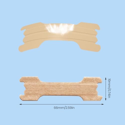 MQUPIN 150 Nasenstreifen – Verbesserte, medikamentenfreie Nasenpflaster gegen Schnarchen und verstopfte Nase (66mm*19mm, Tiefblau)