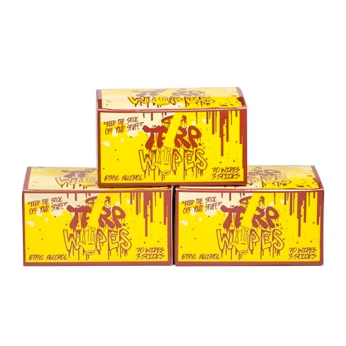 Terp Wipes – Reinigungstücher für konzentrierte Extrakte (3er-Pack, 70 Tücher)