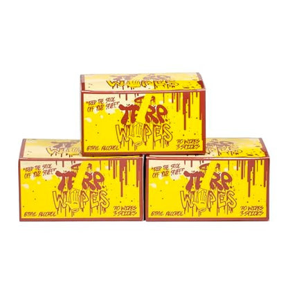 Terp Wipes – Reinigungstücher für konzentrierte Extrakte (3er-Pack, 70 Tücher)
