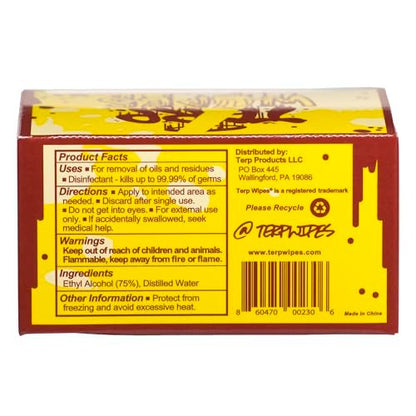 Terp Wipes – Reinigungstücher für konzentrierte Extrakte (3er-Pack, 70 Tücher)