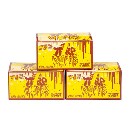 Terp Wipes – Reinigungstücher für konzentrierte Extrakte (3er-Pack, 70 Tücher)