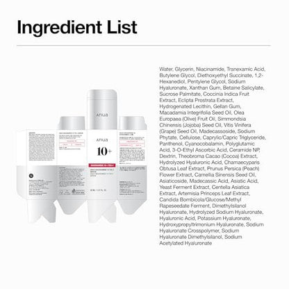 Anua Niacinamid 10 + TXA 4 Serum – Dunkle Flecken Pflege, Hyaluronsäure, Tranexamsäure, Leichtes & feuchtigkeitsspendendes All-in-One tägliches Gesichtsserum für Glas-Haut, Koreanische Hautpflege, 30 ml