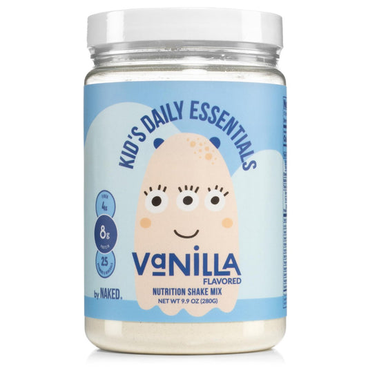 Naked Vanilla Kids Daily Essentials – Bio-Milchprotein-Shake mit 6 Bio-Gemüsesorten, 25 Vitaminen & Mineralstoffen, ohne künstliche Zusätze