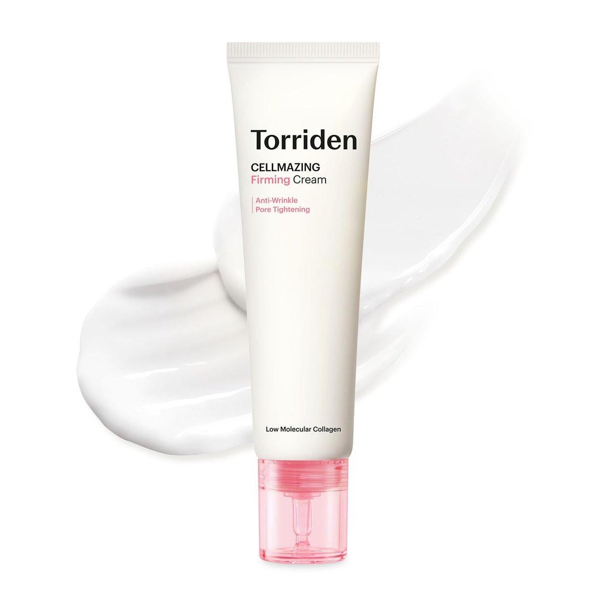 Torriden CELLMAZING Collagen Firming Cream 60ml – Straffende Gesichtscreme mit Kollagen für verbesserte Poren und Falten