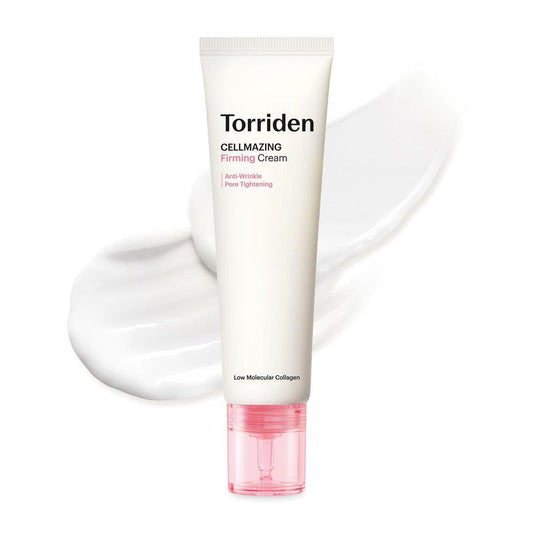 Torriden CELLMAZING Collagen Firming Cream 60ml – Straffende Gesichtscreme mit Kollagen für verbesserte Poren und Falten