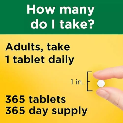 Nature Made Eisen 65 mg Tabletten (aus Eisensulfat) für die Bildung roter Blutkörperchen, 365 Stück