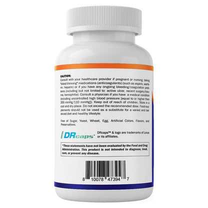 Vitamatic Serrapeptase 240.000 SPU, 120 Kapseln mit verzögerter Freisetzung - magensaftresistent - Nicht-GVO - Hergestellt in den USA