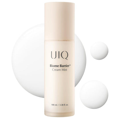 UIQ Biome Barrier Cream Mist – Mikrobiom-gesichtswasser mit Hyaluronsäure & Niacinamid, Tiefenfeuchtigkeit, Glow & Beruhigung, Koreanische Hautpflege, 100ml