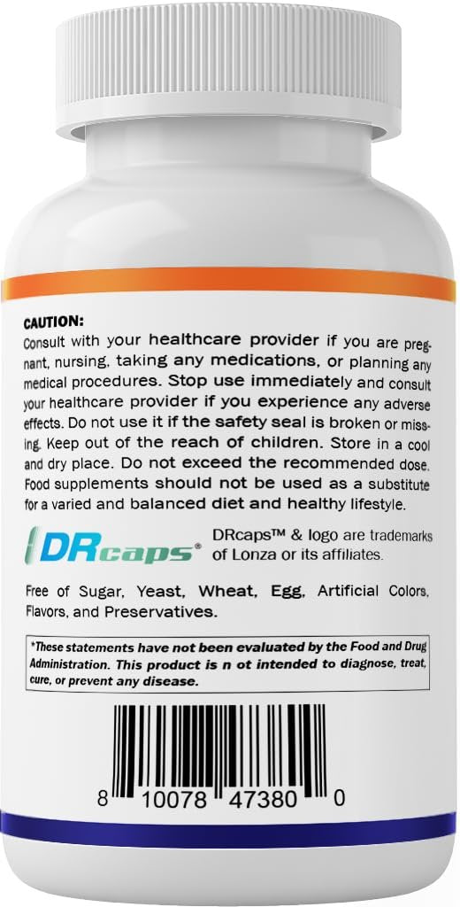 Vitamatic Lactobacillus Rhamnosus 5 Milliarden pro Kapsel (10 Milliarden pro 2 Kapseln) - 60 Kapseln - Fortschrittliche Verdauungs- & Immununterstützung - Mit Präbiotikum Inulin-Faser