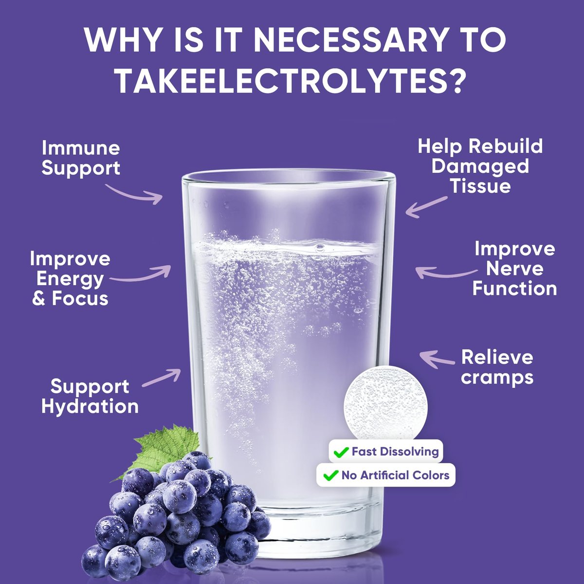 Venture Pal Zuckerfreies Elektrolyt-Pulver – Beutel mit Flüssigkeits-Getränkemischung für schnelle Hydratation & Partynachbereitung | 5 Vitamine & 7 Elektrolyte | Keto-freundlich | Nicht-GVO | Zertifiziert vegan | 16 Sticks