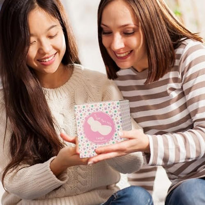 PurComfy Teens Maxi Period Pads mit Flügeln für Tweens, Bio-Baumwoll-Slipeinlagen für Mädchen 9-14, Teen Large, 15 Stück