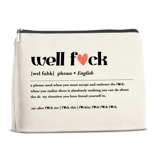 YeleY Lustige Kosmetiktasche für Frauen – Make-up Tasche mit Reißverschluss, Geschenk für Freundin, Tochter, Schwester, Enkelin, beste Freundin, Kollegin, Chefin