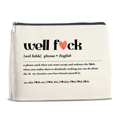 YeleY Lustige Kosmetiktasche für Frauen – Make-up Tasche mit Reißverschluss, Geschenk für Freundin, Tochter, Schwester, Enkelin, beste Freundin, Kollegin, Chefin