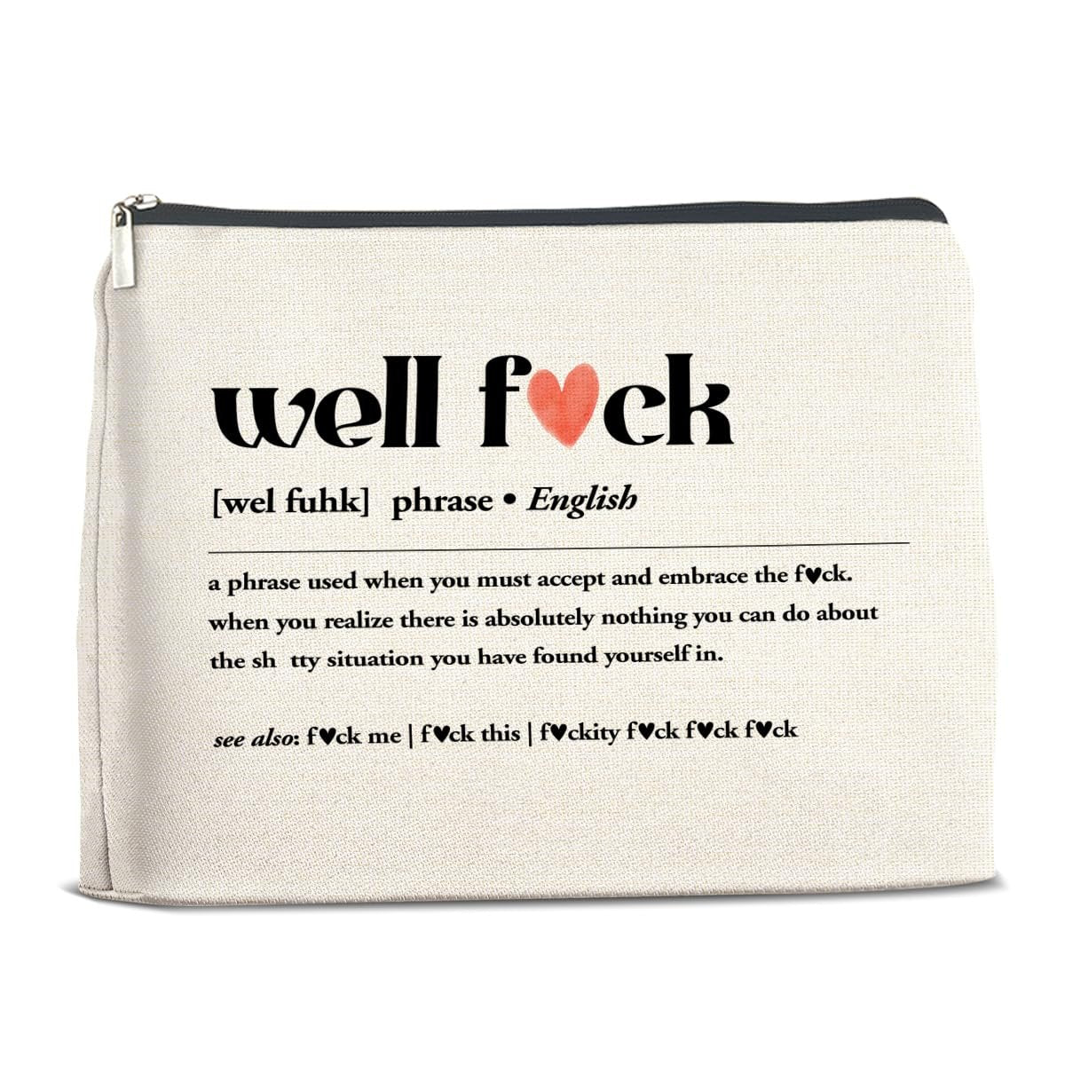 YeleY Lustige Kosmetiktasche für Frauen – Make-up Tasche mit Reißverschluss, Geschenk für Freundin, Tochter, Schwester, Enkelin, beste Freundin, Kollegin, Chefin