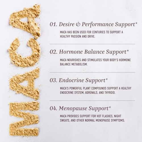 Maca Root Gummies | Antrieb, Leistung & Energie | Hochkonzentrierter 4:1-Extrakt | Hormonbalance für Frauen | Leckerer Pfirsichgeschmack | Vegan, Nicht-GVO & Drittanbieter-getestet | 60 Maca-Gummis