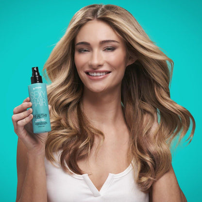 SexyHair Healthy Shine Show Blowout Spray 5,1 oz – Pflegender Hitzeschutz für trockenes Haar