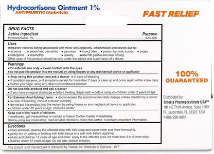 Globe Hydrocortison Maximum Stärke transparente Salbe 1%, 28 g | Juckreizstillende Salbe gegen Rötungen, Schwellungen, Juckreiz, Ausschlag, Dermatitis, Insektenstiche, Ekzeme, Hämorrhoiden & mehr