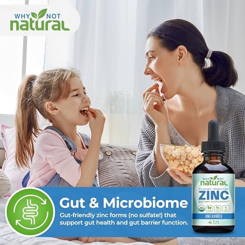 Bio Liquid Zink Tropfen mit chelatiertem Picolinat und Bisglycinat, vegan – 118 ml