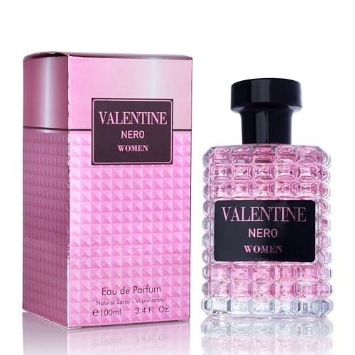 URBAN COLLECTION Valentine for Women Eau de Parfum – Amber-Blumig mit Jasmin, Bourbon-Vanille und holzigen Noten, orientalisch-blumige Damendüfte mit modernem Twist, 100 ml Flasche im Geschenkkarton