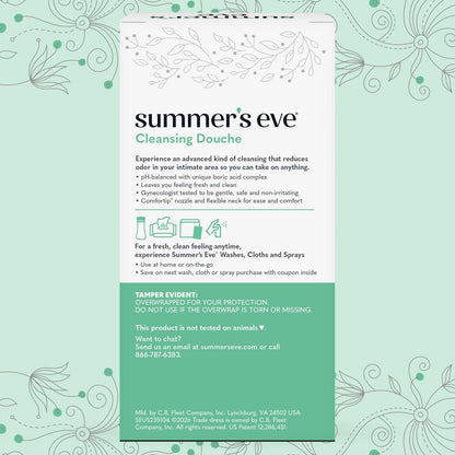 Summer's Eve Douche, Complete Clean, Vaginale Dusche für Frauen zur Reduzierung von Vaginalgeruch, 4,5 oz, 2er-Pack