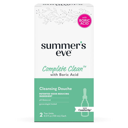 Summer's Eve Douche, Complete Clean, Vaginale Dusche für Frauen zur Reduzierung von Vaginalgeruch, 4,5 oz, 2er-Pack