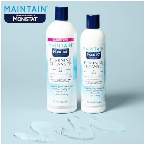 Monistat Borsäure Intimwaschmittel, Duftfreie Intimwaschlotion für Frauen mit sanfter pH-ausgeglichener Formel, 16 Fl Oz