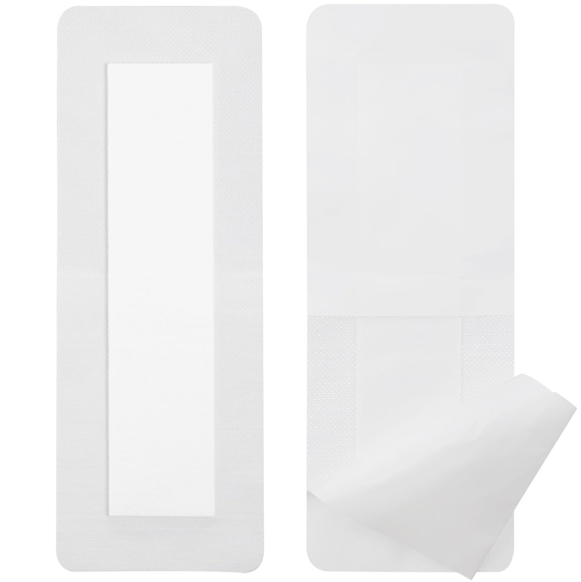 Extra Lange Klebende Inselverbände 10 Stück, 4"x14" Knieersatz-Operationsverbände, Wundauflagen, Atmungsaktiv, Hüftoperation, Rückeninzision, Postoperative Genesung, Einzeln verpackt