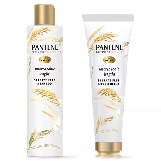 Pantene Nutrient Blends Unbreakable Lengths Shampoo & Conditioner Set – Für starkes, langes Haar