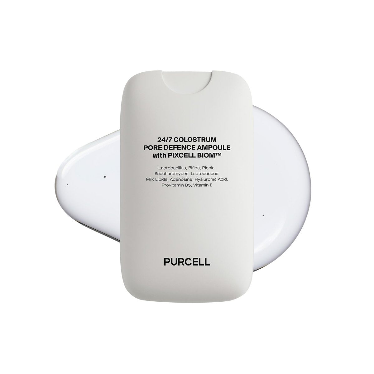 PURCELL 24/7 Colostrum Facial Serum Spray (Weiß) – Ampullen-Mist für Glashaut mit langanhaltender Feuchtigkeit, porenlos glatte Haut, vor und nach dem Make-up, Hyaluronsäure, für alle Hauttypen, 55 ml