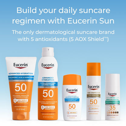 Eucerin Advanced Hydration SPF 30 Sonnenschutzspray – Leichtes Spray mit Hyaluronsäure, hypoallergen, parfüm- und alkoholfrei, 177 ml