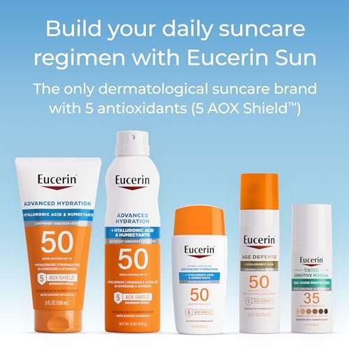 Eucerin Advanced Hydration SPF 30 Sonnenschutzspray – Leichtes Spray mit Hyaluronsäure, hypoallergen, parfüm- und alkoholfrei, 177 ml