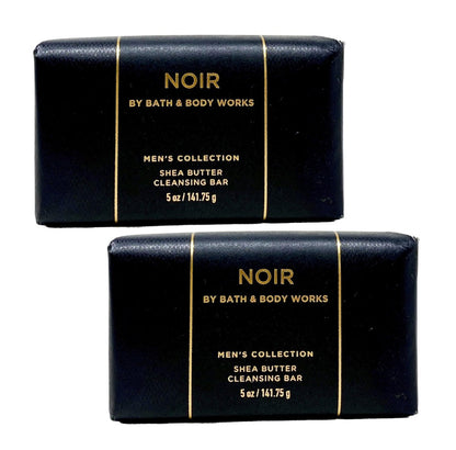 Bath & Body Works Herren Kollektion Noir - 2er Pack - Reinigungsbarren